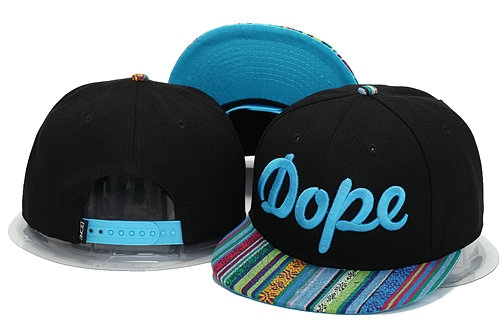 Dope Black Snapback Hat YS 0701